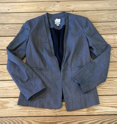 Chaqueta Blazer Halógena Mujer Cierre Frontal Talla 6P Negra M2 Foto 1 de 4