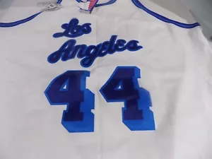 NBA Los Angeles Jerry West Jersey Mitchell + Ness Hardwood Classics Size 56 - Picture 1 of 5