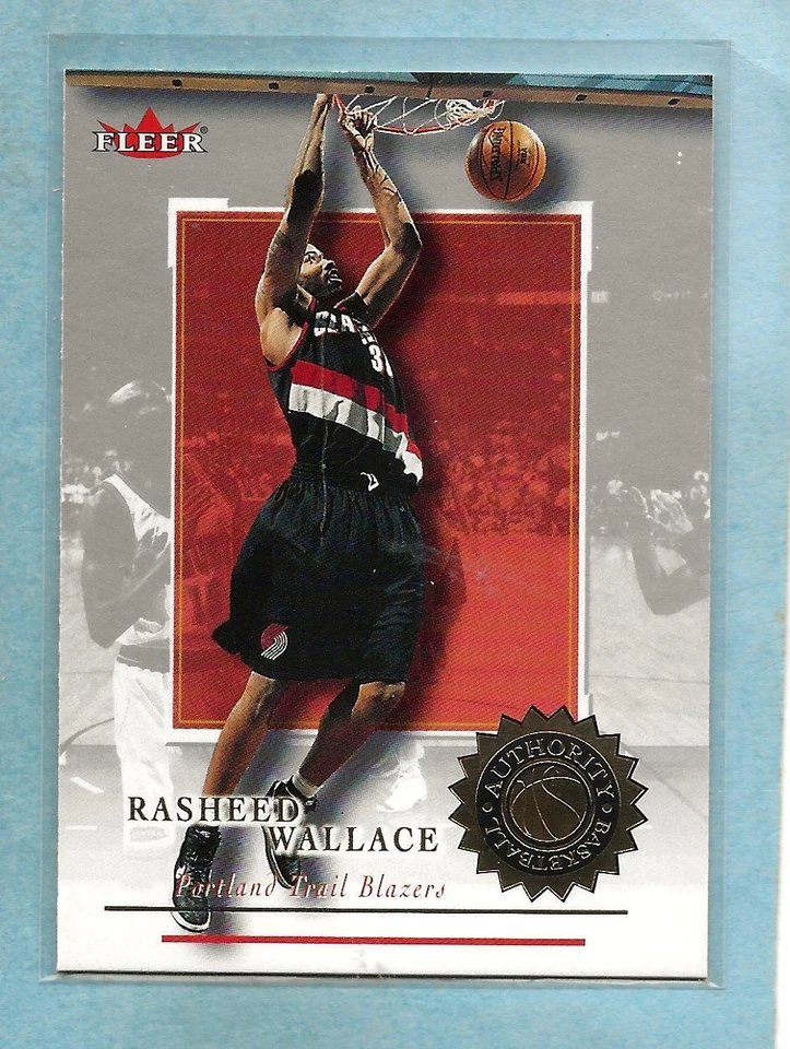 RASHEED WALLACE - 2000-01 Fleer Authority - #64 - Trail Blazers - MINT - Image 1 of 1