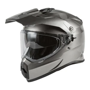 Gmax AT-21 Titanium Adventure Dual Sport Helmet Adult Sizes XS or SM - Picture 1 of 2