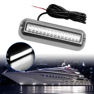 1PACK White Underwater Pontoon Marine/Boat Transom Light&42LED - Picture 1 of 11