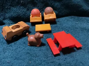 MATTEL 1974 PUTT PUTT PLAYSET PIECES - Picture 1 of 2