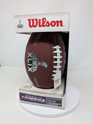 Wilson Super Bowl XLIX 49 Peewee Football New England Patriots Seattle Seahawks - Image 1 of 4