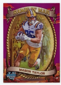 Refractor rosa Bowman Chrome University U Mason Taylor 2024 #RM15 #/150 - Imagen 1 de 1