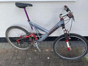 Cannondale Super V Large 2001 - Full Suspension Frame, Forks, Stem And Headset - Picture 1 of 18