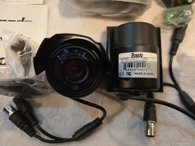 4 Total Zmodo Security Camera CM-C11306BK (TI-051)  w/ Night Vision + 60ft Cable - Image 1 of 4