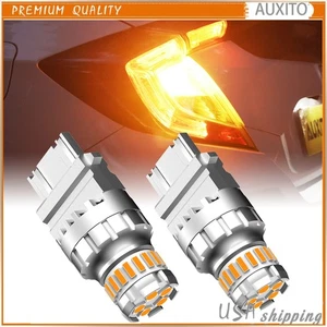 3157 3057 LED Amber Turn Signal Light Blinker Bulb No Hyper Flash for Ford F-150 - Picture 1 of 9