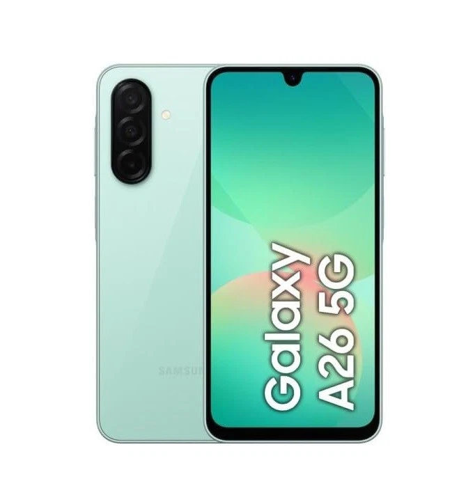 Samsung Galaxy A26 6+128GB Super Amoled 6,7" 5G Mint SM-A266BLGBEUE - Immagine 1 di 1