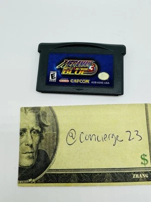 Mega Man Battle Network 3: Blue Version (Nintendo Game Boy Advance, 2003) GBA - Image 1 of 4