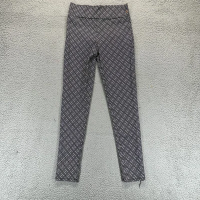 Leggings Arco Iris Negro Blanco Mujeres L Geométricos Elastizados Cintura Alta Tobillo Hechos en EE. UU. Foto 1 de 4