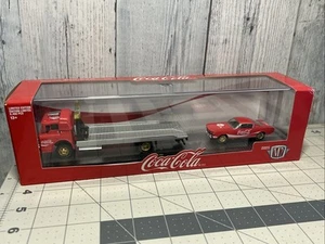 M2 Machines Haulers Coca-Cola Ford C-950 & Ford Mustang Fastback *DAMAGED BOX - Picture 1 of 10
