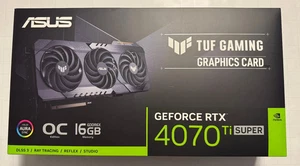 ASUS NVIDIA GeForce RTX 4070 Ti SUPER TUF GAMING 16GB GDDR6X Graphics Card USED - Afbeelding 1 van 5