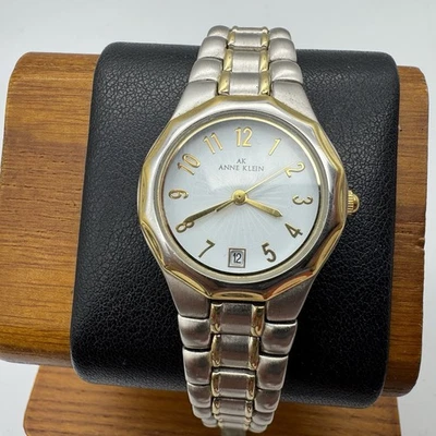 Anne Klein Ladies Gold And Silver Date Watch New York Wristwatch - Image 1 of 4