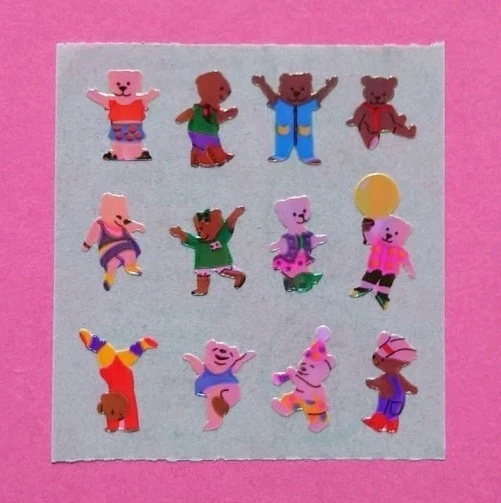 Stickeralbum Sticker Vintage 90er Jahre Sandylion Pearly MOP Mini Bärchen selten - Bild 1 von 1