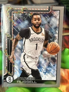 2025-26 Topps Holiday Basketball Glitter Holiday #H7 D'Angelo Russell - Nets - Picture 1 of 3