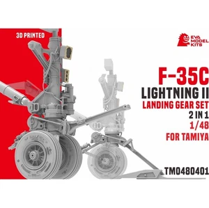 EVAmodel TM0480401 1/48 F-35C LIGHTNING II LANDING GEAR SET 2IN1 FOR TAMIYA - Picture 1 of 1