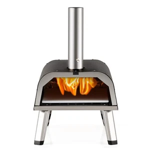 CO-Z Outdoor Pizza Oven 12" Hybrid Wood & Gas Powered Pizza Oven for BBQ Picnic - Picture 1 of 10