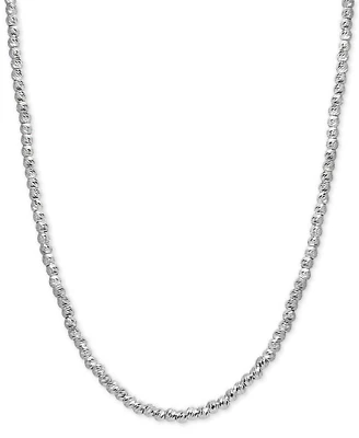 Collar con cuentas de corte de diamante ajustable Giani Bernini en plata de ley - $180 Foto 1 de 4