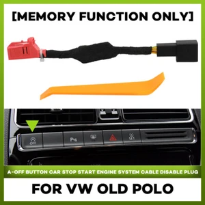 Car Start Stop Entry System Control Cable Disable Canceller Plug For VW Old POLO - Picture 1 of 11