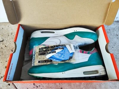 Air Max 1 Premium 'Lucid Green' Euro 41, US8, 309717-112 Rare - Photo 1/4