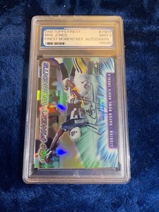 2000 Topps Finest Moments Mike Jones Autograph Refractor #FM19 PGS 9 MINT