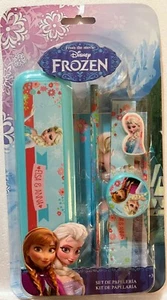 FROZEN SET 6pzz SCUOLA ASTUCCIO Gioco Disney Colori regalo quaderno Elsa Annna - Bild 1 von 2