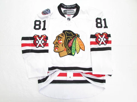 HOSSA CHICAGO BLACKHAWKS 2015 NHL WINTER CLASSIC REEBOK EDGE 2.0 7287 JERSEY Cover