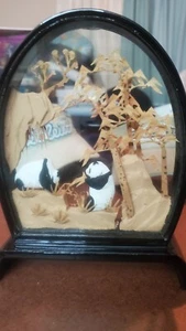 Chinese Carved Scenery With Pandas - Picture 1 of 5