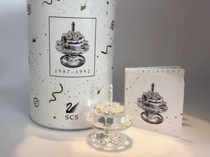 Torta Swarovski Crystal SCS 5 anni anniversario made in1 con scatola COA-B7-L129 - Foto 1 di 5