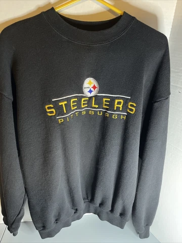 Vintage Pittsburgh Steelers Crewneck Sweater Embroidered NFL Size: XL Logo 7 usa Cover