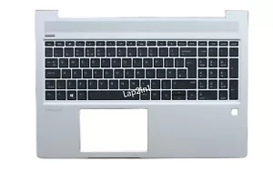 New HP ProBook 450 G7 455 G7 Palmrest Case Cover UK Backlit Keyboard L79436-031 - Picture 1 of 2