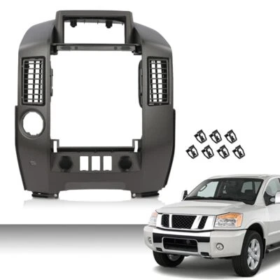 Fit For Pathfinder Titan Armada Dash Center Console Instrument Bezel w/ Speaker Foto 1 de 4