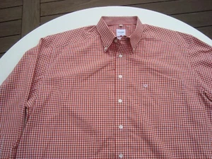 Camisa hombre manga larga Olymp " Comfort Fit" talla 43 naranja blanco cuadros regular fit - Imagen 1 de 10