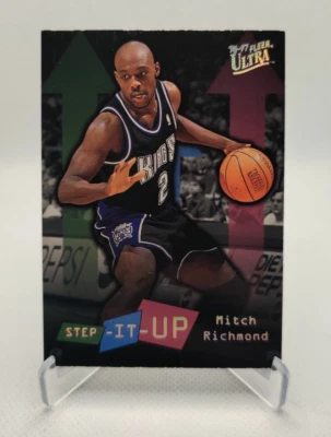 1996-97 Fleer Ultra Step-It-Up Mitch Richmond #284 HOF Sacramento Kings - Image 1 of 2