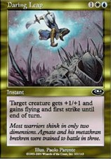 Daring Leap X4 NM/EX MTG Magic Cards Planeshift Gold Common