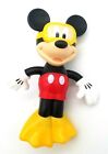 Disney Mickey Mouse Hap-P-Kid Wind Up Swimming Bath Toy 6.5 in Goggles Flippers