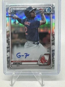 2020 bowman chrome 1st refractor auto gilberto jimenez /499 Red Sox - Picture 1 of 2