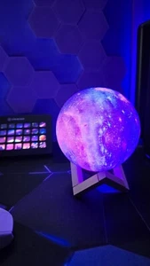 Galaxy Lamp USB Type -C Night Light Rechargeable - Picture 1 of 8