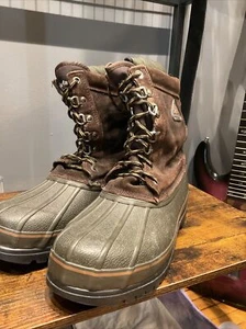 Rocky 7758 Winter Boots Size 10 Thinsulate Liners Waterproof Duck Hunting Leath - Picture 1 of 7