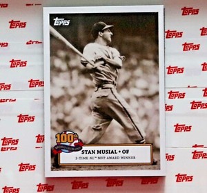 2020 TOPPS ST LOUIS CARDINALS STAN MUSIAL 100th BIRTHDAY CELEBRATION CARD #2