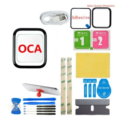 For Apple Watch 2 3 4 5 6 Series 38mm 42mm 40mm 44mm Front Glass Lens Screen - Image 1 of 4