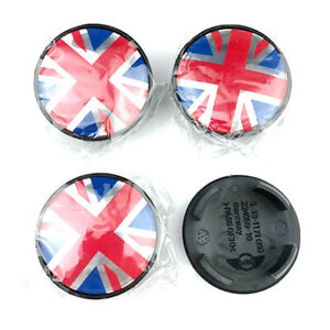 54mm UK Britain England Flag Car Wheel Rim Center Hub Caps Cover Fit Mini Cooper