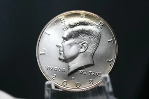 2008 D Kennedy Half Dollar Uncirculated REV: Mint Error - Picture 1 of 6