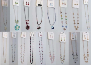 Necklace & Earring Set - New - Select from 21 Designs - Picture 1 of 121