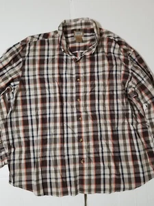 CE Schmidt Mens Workwear Shirt XL Long Sleeve Button Down 100% Cotton - Foto 1 di 9