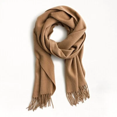 J.Crew Solid Cashmere Scarf | Camel Hair | $118 - Image 1 of 2