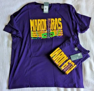 Knights Apparel "MARDI GRAS" (TWO) 100% Cotton XX-LARGE Short Sleeve Shirts - Picture 1 of 4