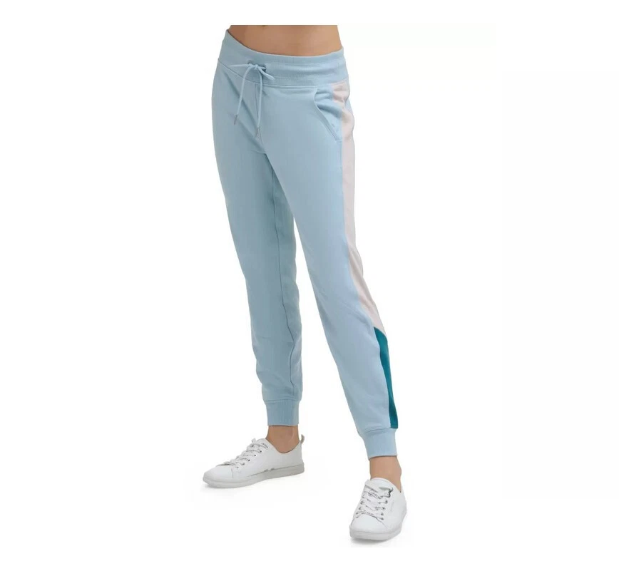 Pantalones de chándal Calvin Klein Performance para mujer en bloques de colores azules talla 2XL 6263 Foto 1 de 1