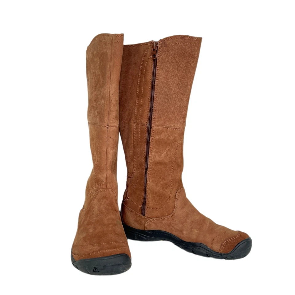 KEEN CNX II Tall Suede Brown Boots, Women’s Size 7 1021674 - Image 1 of 4