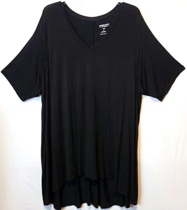 Super Soft by TORRID Knit Fav Tunic Tee V-Neck Hi-Lo Hem Short Sleeve Sz 6 6X 30 - Picture 1 of 14